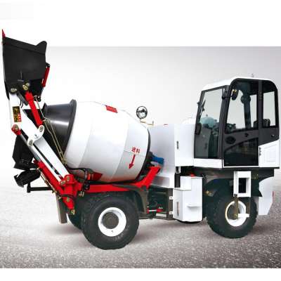 1cubic meter self loading ready mix truck concrete mixer  automatic loading transit mixer cement mixer truck