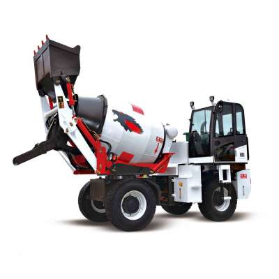 HB3200 concrete mixer truck, self loading mobile concrete mixer with unidirectional or bidirectional cab