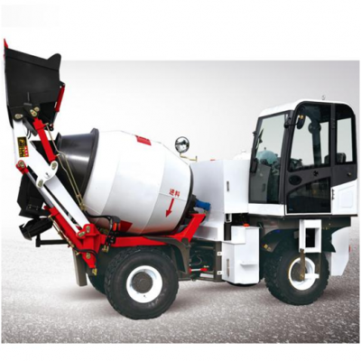 Electric  automatic Efficiency Climbed Hopper Hydraulic Double Shaft concrete mixer